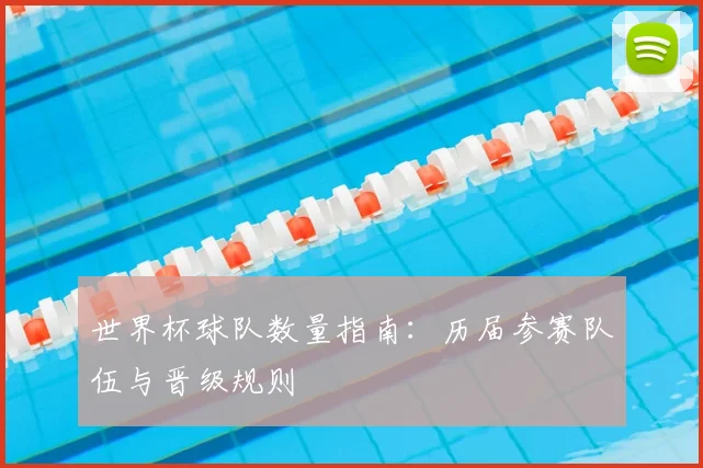 世界杯球队数量指南：历届参赛队伍与晋级规则